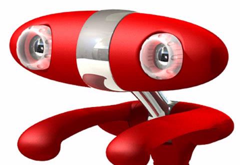 Door zijn twee lenzen kan de Minoru 3d webcam driedimensionaal beeld uitzenden.