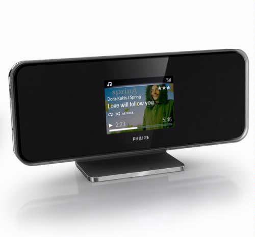 Een iets luxueuzer model, de NP2500 beschikt over een groot kleurenscherm voor albumart en muziekinformatie.